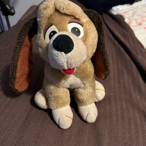 Vintage Walt Disney Copper Fox And The Hound Plush Stuffed Animal Knickerboxer